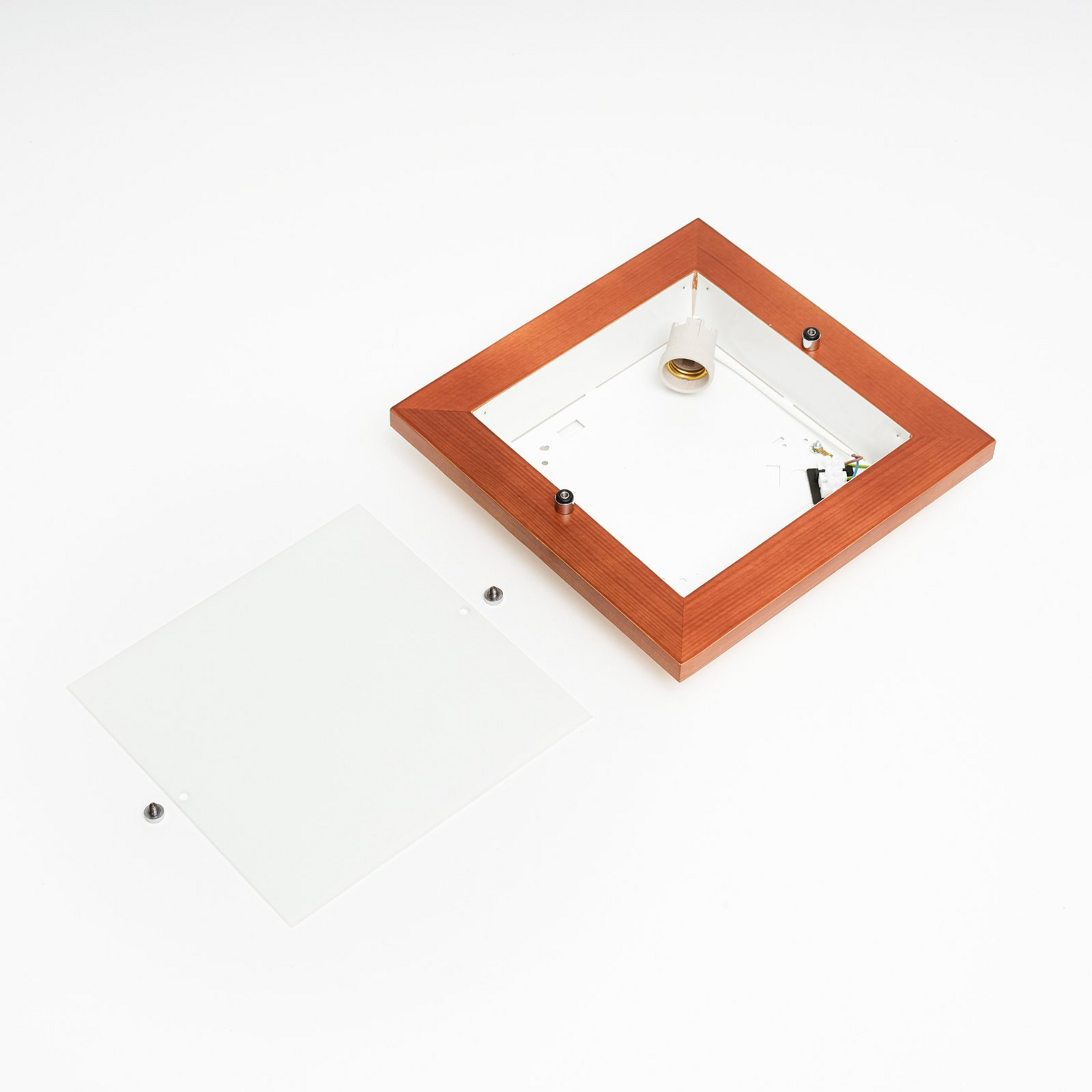 B-Ware Envostar Kerio Deckenlampe 30 X 30cm Kiefer Rustikal Deckenleuchte Lampe Leuchte