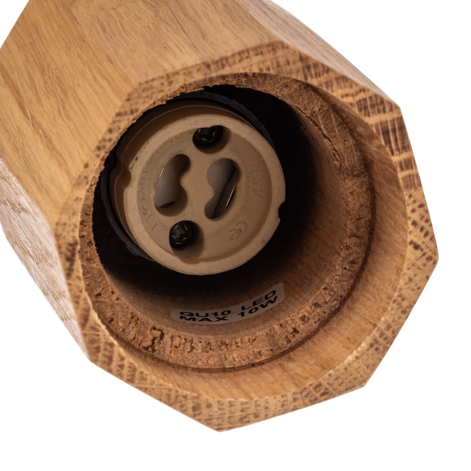 Envostar Peach Puff Deckenspot Holz Oktagon 2 Flg. Deckenlampe Lampe Leucht Spot B-Ware - 4251911783308