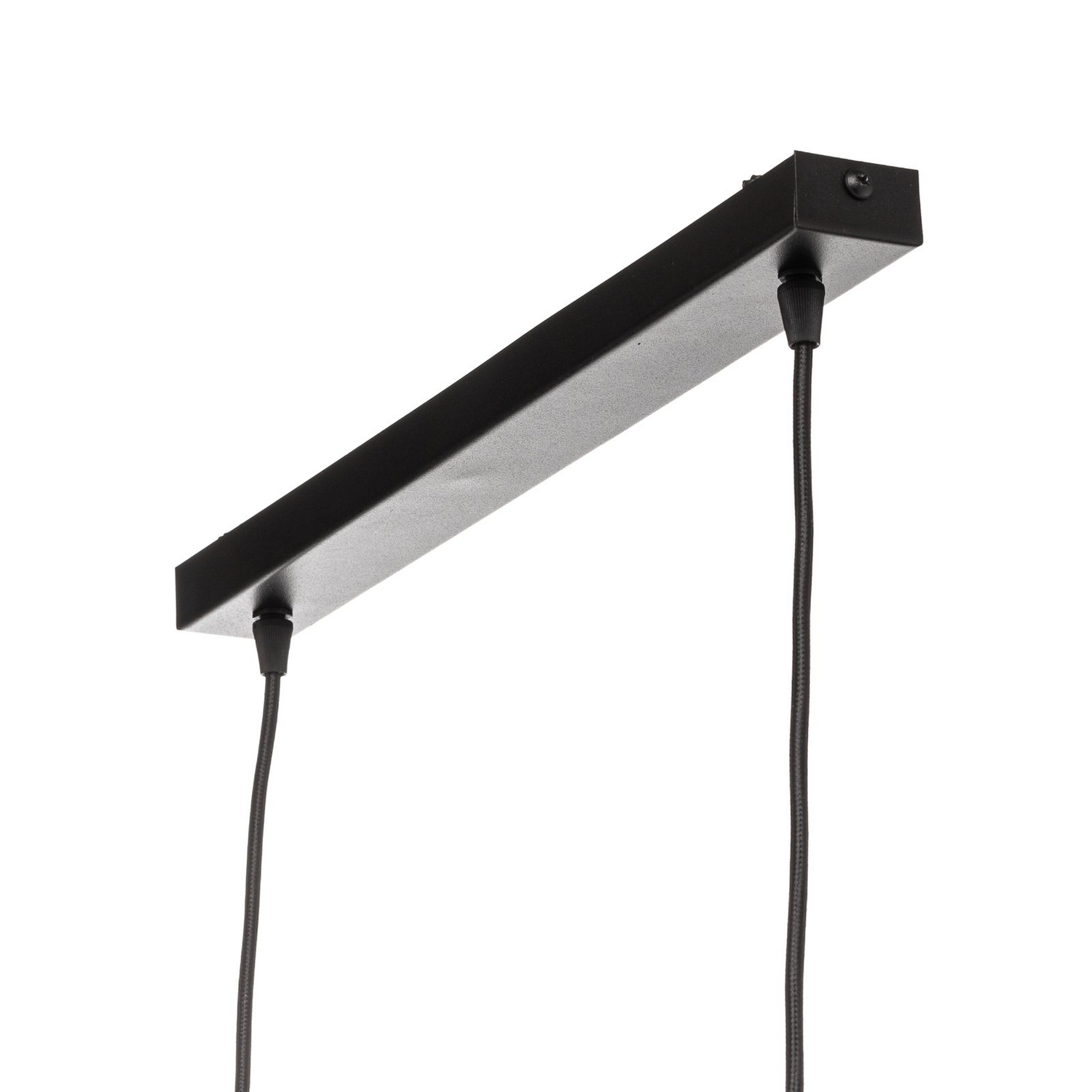 Suspension Euluna Larus en acier noir, 2 bouteilles, reconditionnée. Lampe suspendue, plafonnier, douille E27