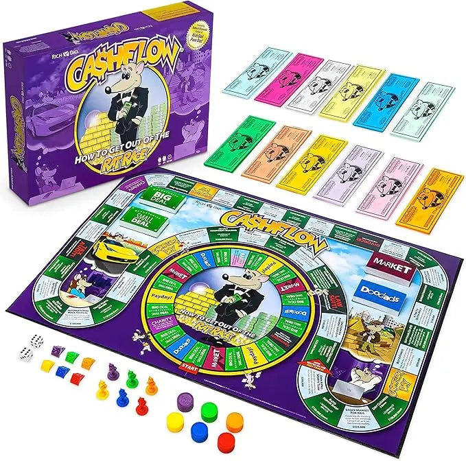 Rich Dad Cashflow Bildungsspiel Brettspiel Lernspiel Finanzspiel Für Erwachsene B-Ware - 850047676054