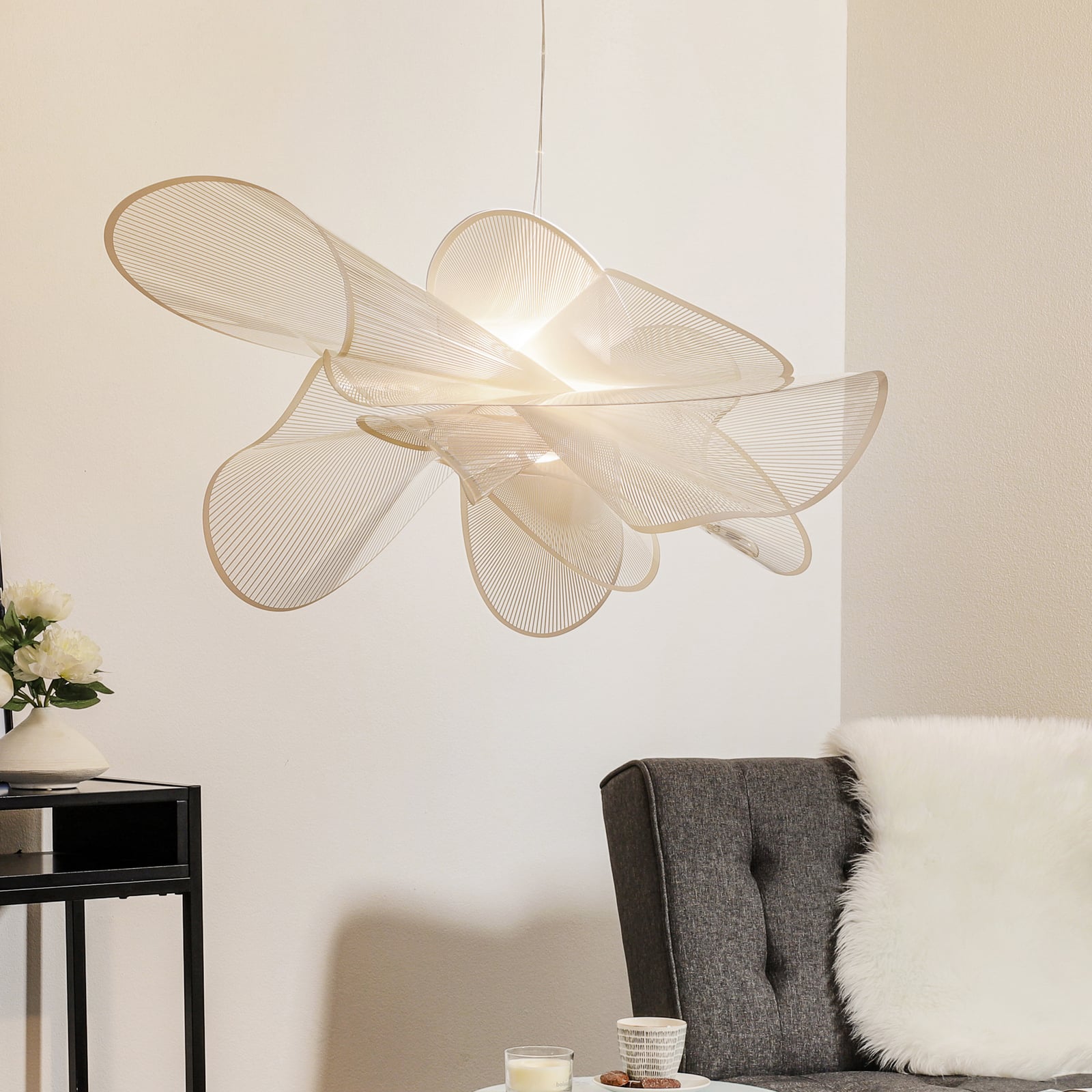 Slamp La Belle Étoile Pendelleuchte weiß 90 cm Lampe Leuchte Pendelleuchte IP20 - 8024727077222