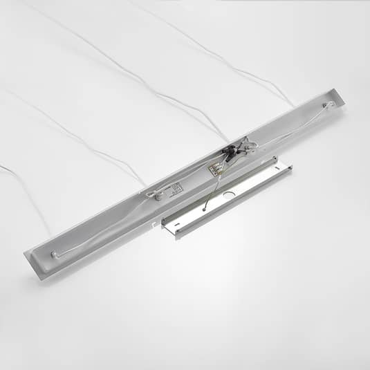 Lucande Naoh Hängeleuchte Deckenlampe Lampe Leuchte Aluminium 4 Fl. E27 Weiß B-Ware - 4251911709698