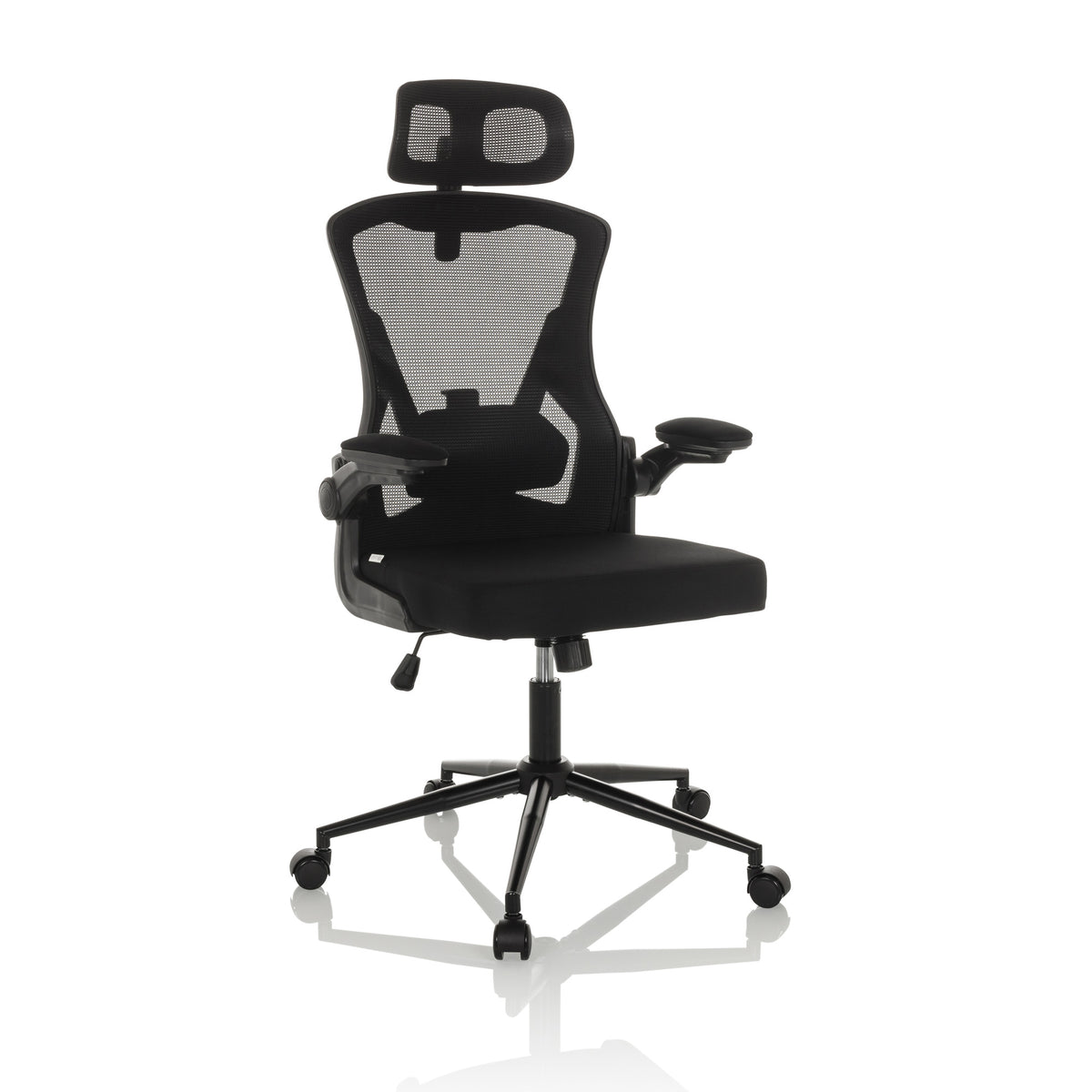 hjh OFFICE Chefsessel ARIGANO Bürostuhl mit Wippmechanik und Kopfstütze schwarz - 4064323036333