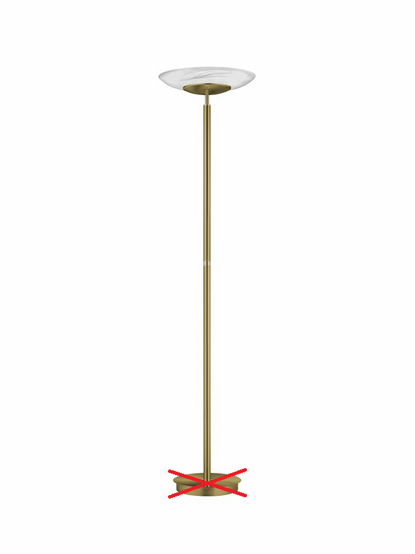 Led Stehleuchte Findus Leselampe Stehlampe Lampe Leuchte 1 Flammig Defektware D-Ware - 4045542227023