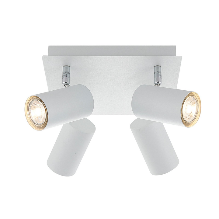 Lindby Joffrey Deckenlampe Wohnzimmerleuchte Deckenleuchte Dekolampe GU10 weiß