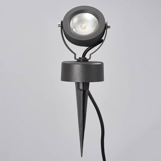 Lucande Led Außenstrahler Gavin In Grafitgrau 1 X 5 W Gartenleuchte Spießleuchte B-Ware - 6291105700863