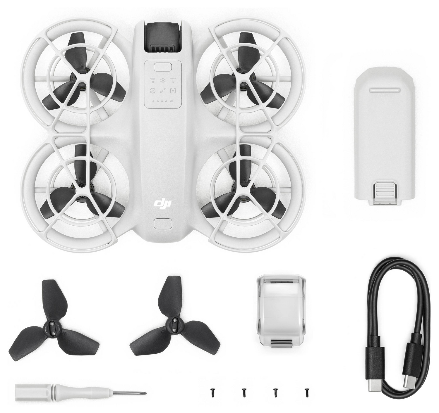Dji Dji Neo Quadrocopter 100% Rt R Kameraflug Hellgrau Kamera Drohnen Drohne B-Ware