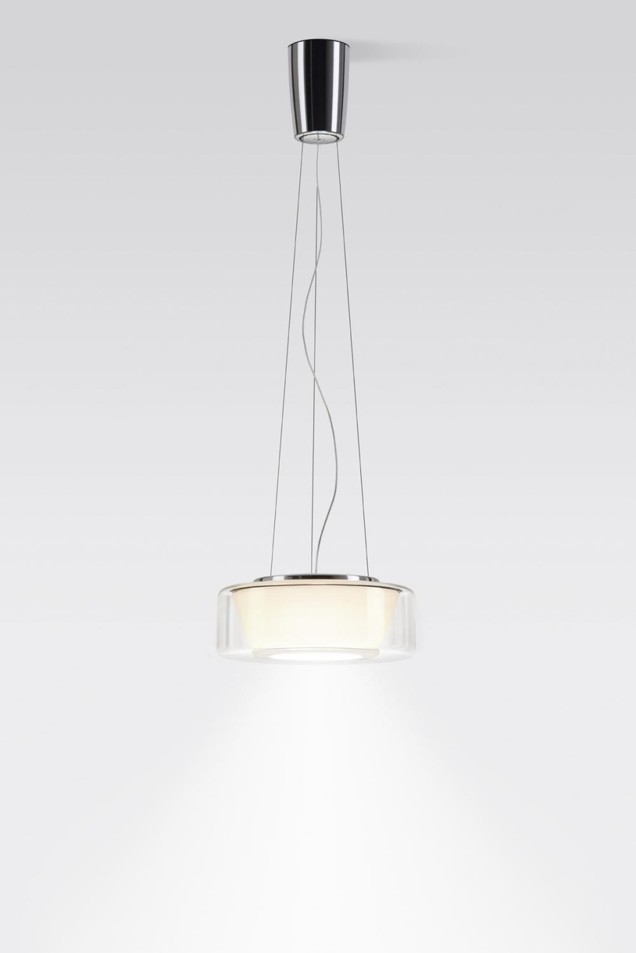 Serien Curling Rope Led Pendelleuchte Hängelampe Large Schirm Klar Reflektor B-Ware - 8550164