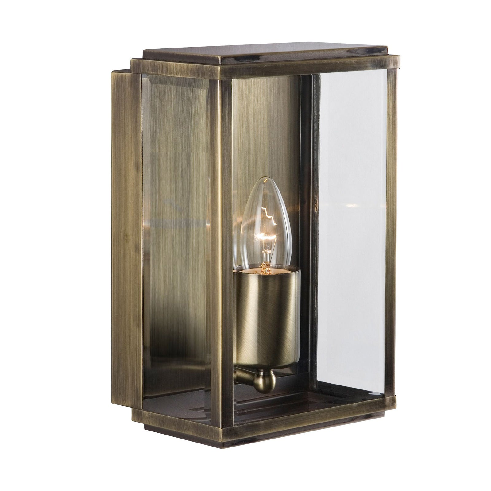 Searchlight Außenwandleuchte messing Gartenlampe Wandleuchte Lampe IP44 E27 - 5013874362063