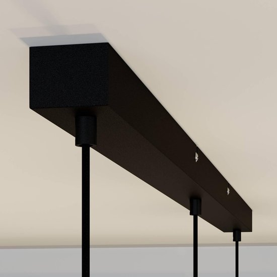 Hängelampe Lindby Sofian Hängeleuchte Lampe Leuchte 3 Flammig E27 Rauchgrau B-Ware