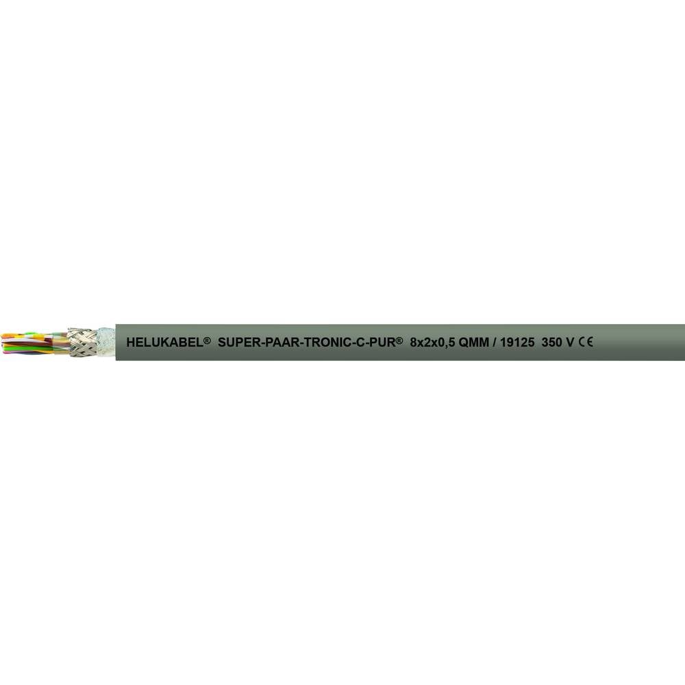 Helukabel 19120 Schleppkettenleitung S Paar Tronic C Pur 4 X 0.50 Mm² Grau 100 M B-Ware