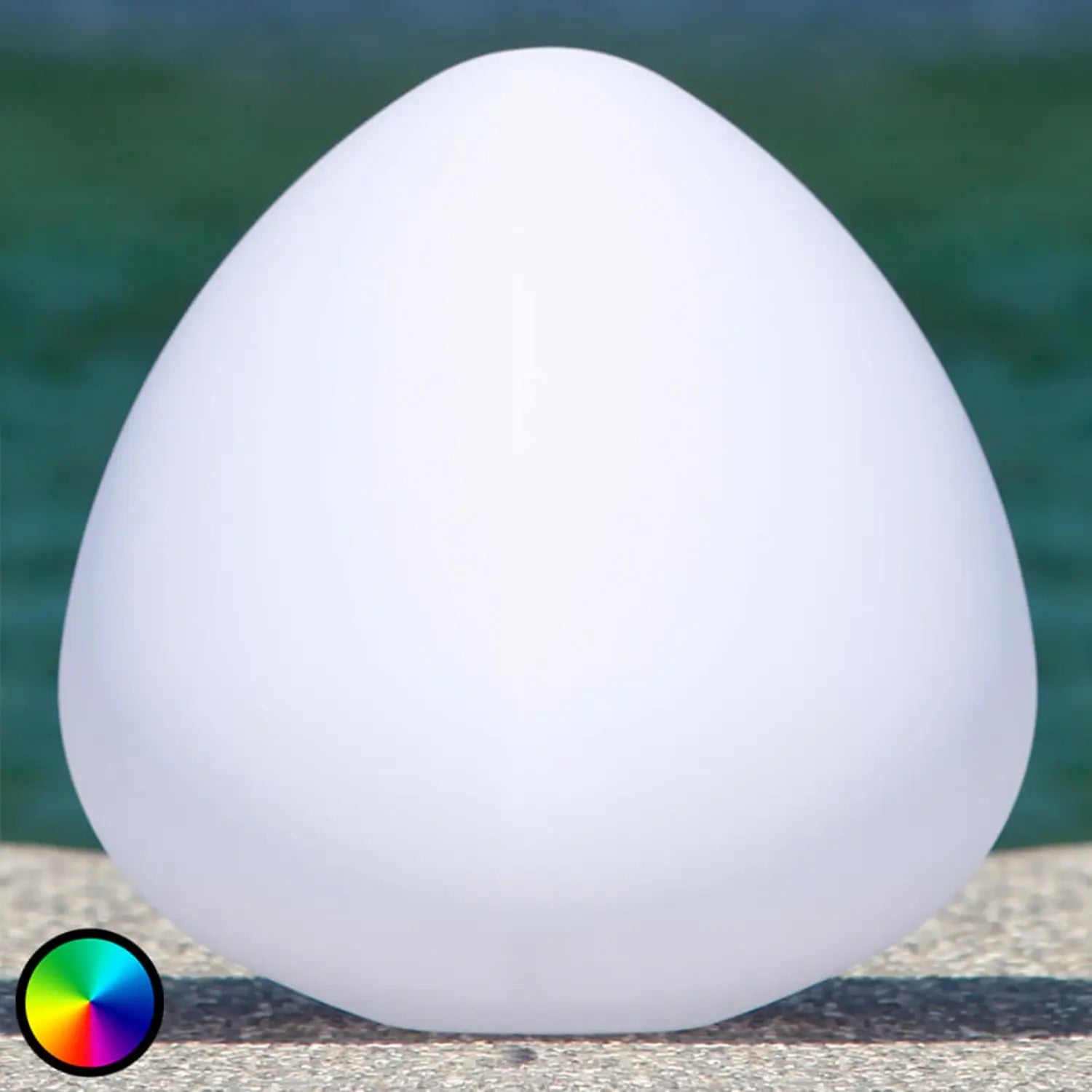 B-Ware Smart And Green Gartenleuchte Gartenlampe Stone Xl Led Bluetooth App Rgbw Weiß - 8590011