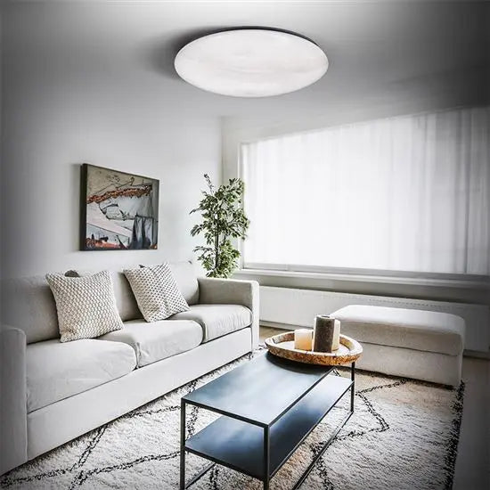 B-Ware Solight Deckenleuchte Led Sterneneffekt Fernbedienung Dimmbar Cct Weiß 37 Cm 24 W - 8592718027605