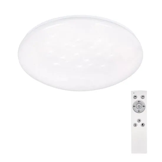 B-Ware Solight Deckenleuchte Led Sterneneffekt Fernbedienung Dimmbar Cct Weiß 37 Cm 24 W - 8592718027605