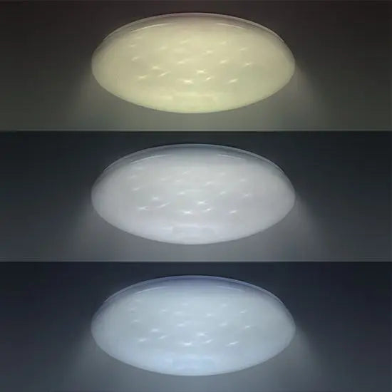 B-Ware Solight Deckenleuchte Led Sterneneffekt Fernbedienung Dimmbar Cct Weiß 37 Cm 24 W - 8592718027605