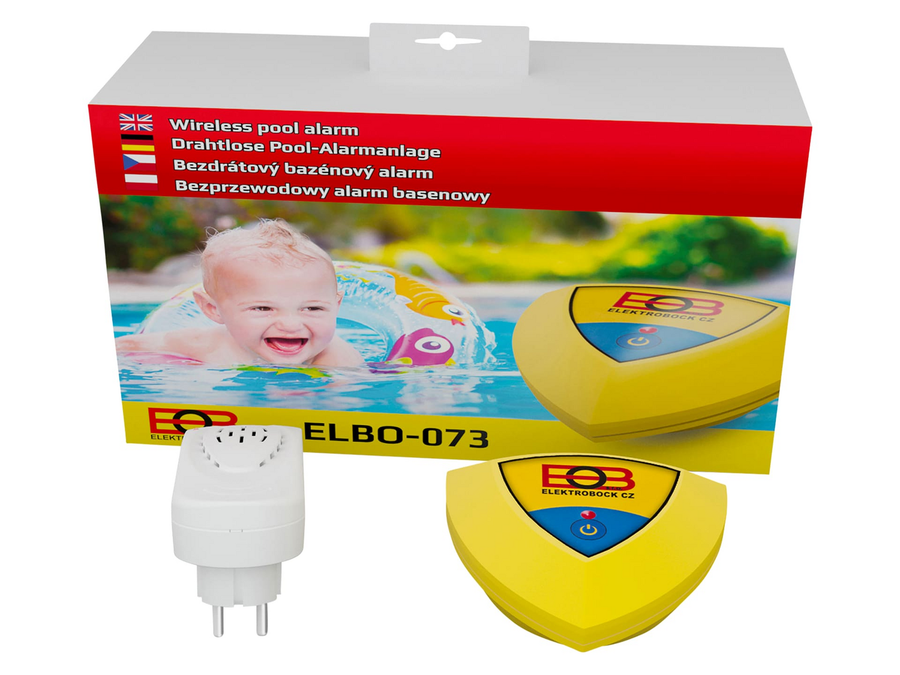 Eob Drahtlose Pool Alarmanlage Sicherheitssystem Pool Alarm Elbo 073, 106 Gelb B-Ware - 8594012226319