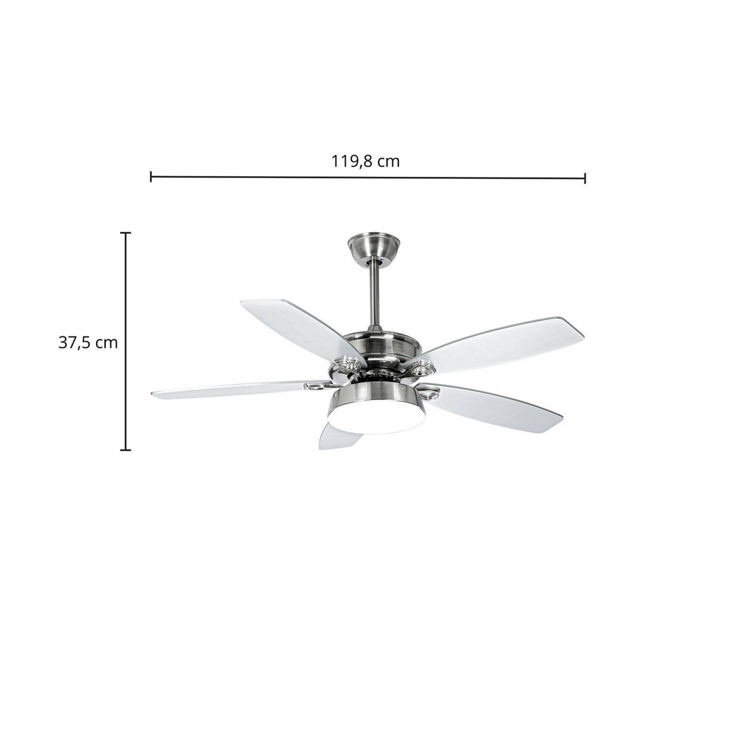 Starluna Kuvio Led Deckenventilator Ventilator Raumventilator Lüfter Cct Nickel B-Ware - 4251911746327