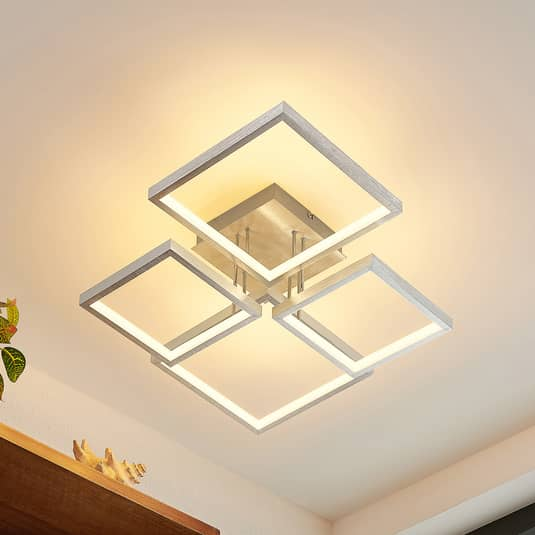 Lindby Adritha LED-Deckenlampe Deckenlampe Lampe Leuchte Hängeleuchte 4-flammig