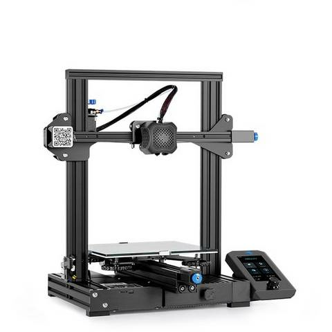 Creality Ender 3 V2 3 D Drucker Bausatz 3 D Drucker Printer Kit Heizbett Schwarz   B-Ware