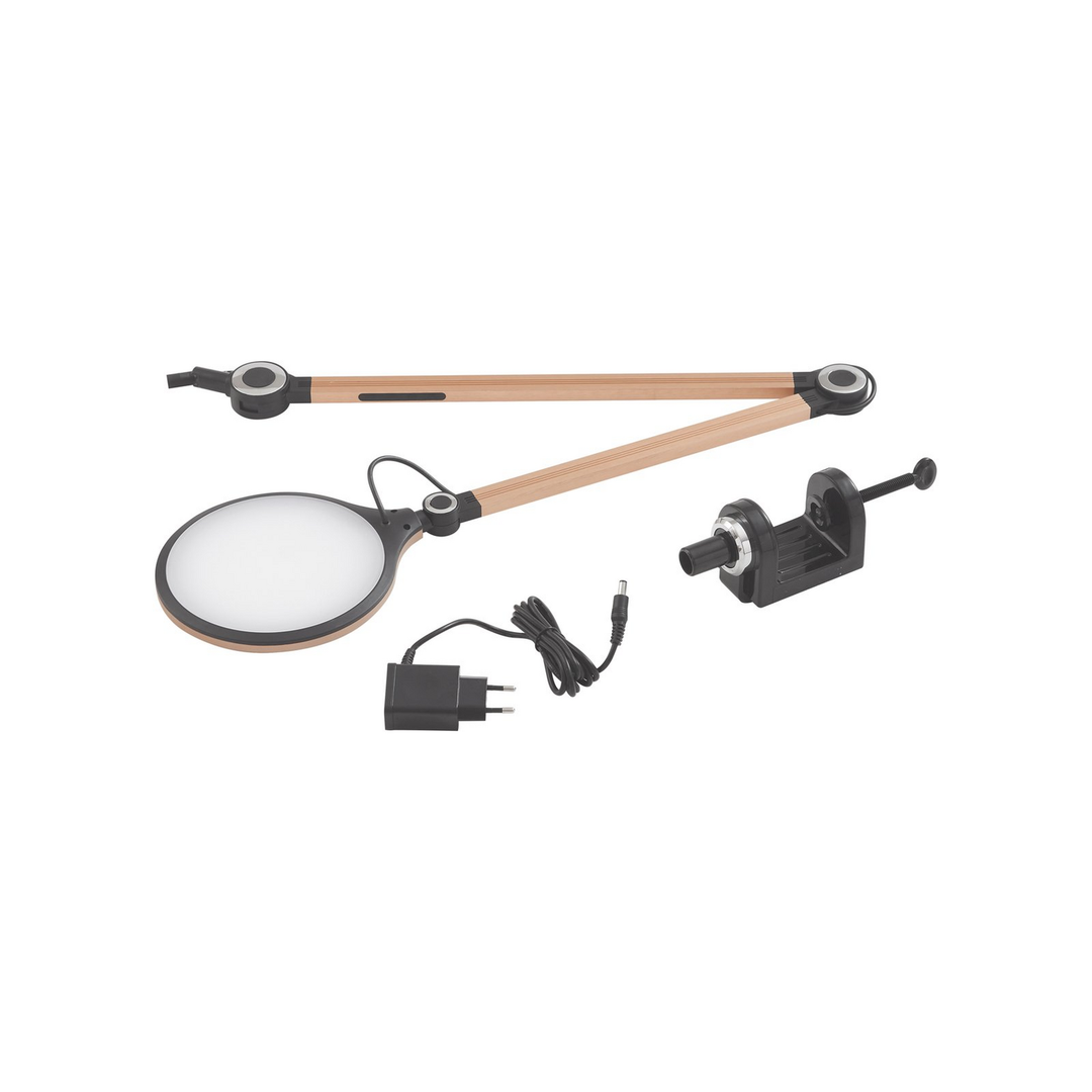 Lindby LED-Klemmleuchte Nyxaris gold Metall CCT 52 cm Lampe Leuchte Leselampe