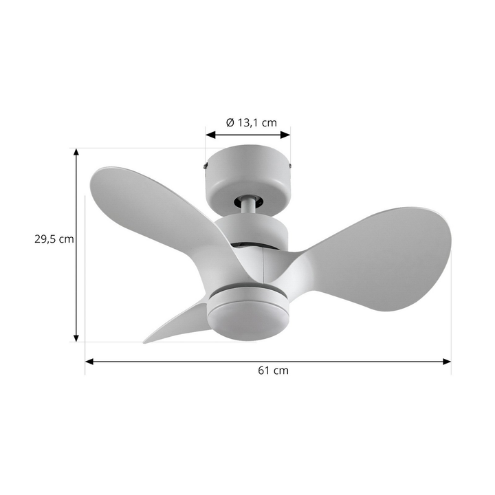 Lindby Enon Led Deckenventilator Ventilator Deckenlampe Deckenleuchte Licht B-Ware