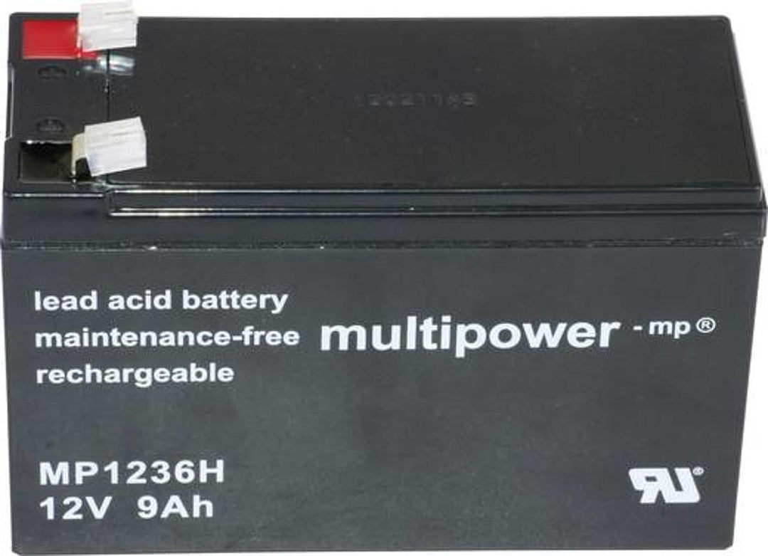 Multipower Mp1236 H Bleiakku Blei Vlies Akku 12 V 9 Ah 151 X 102 X 65mm Blei Akku B-Ware