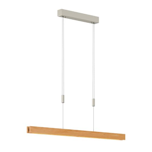 B-Ware Rothfels Pendelleuchte Hängelampe Led Eiche Natur Alin Warmweiß Dimmbar 98 Cm