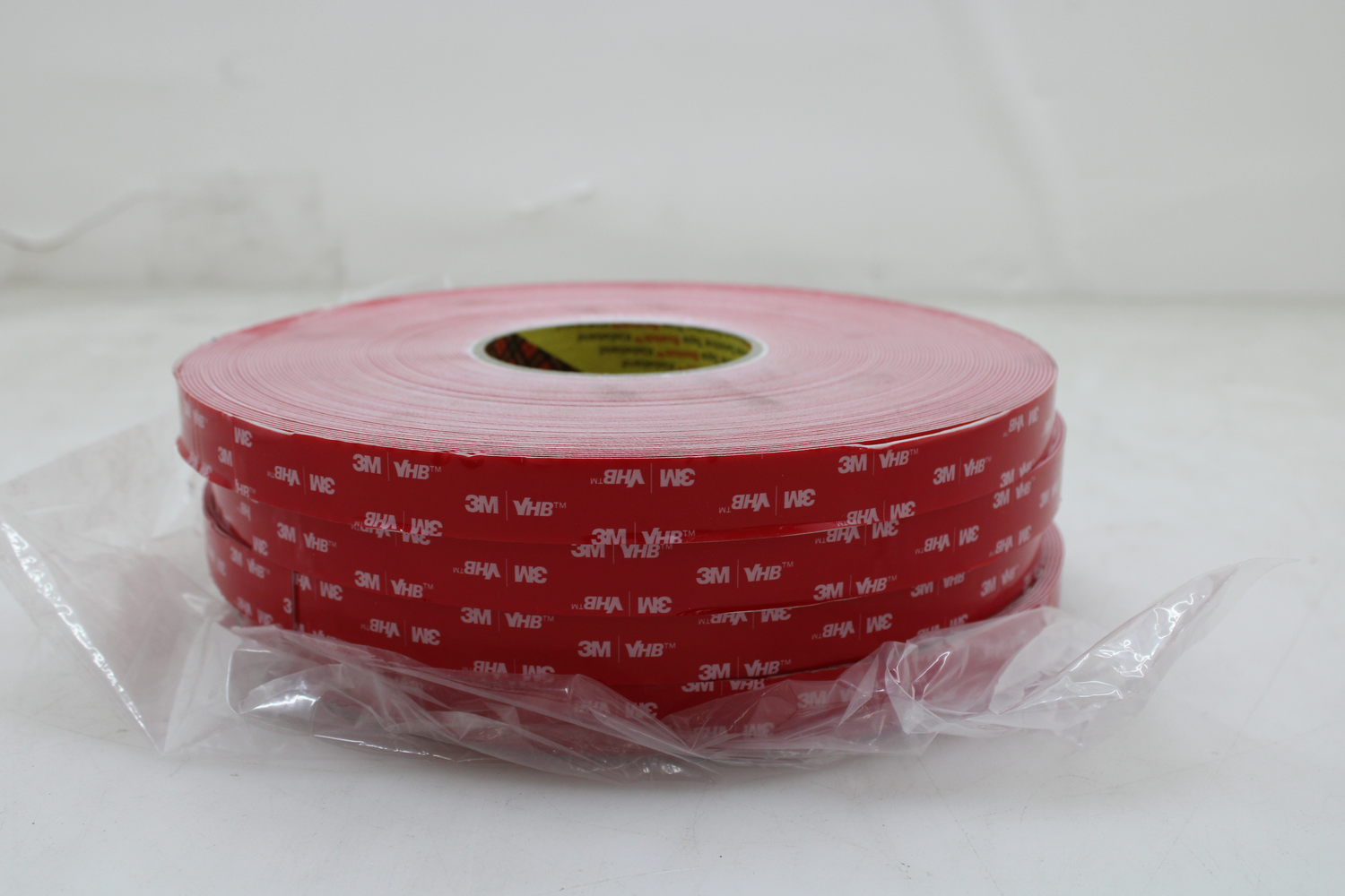 3M  LSE110/19 Doppelseitiges Klebeband Weiß 33 m x 19 mm Klebstoff 4 STÜCK