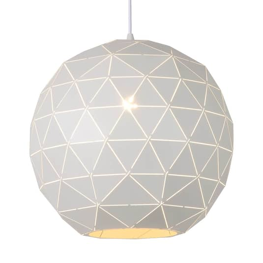 Lucide Hängeleuchte Hängeleuchte Lampe Leuchte Otona Aus Metall Weiß ø 40cm Kuge B-Ware - 5411212210791