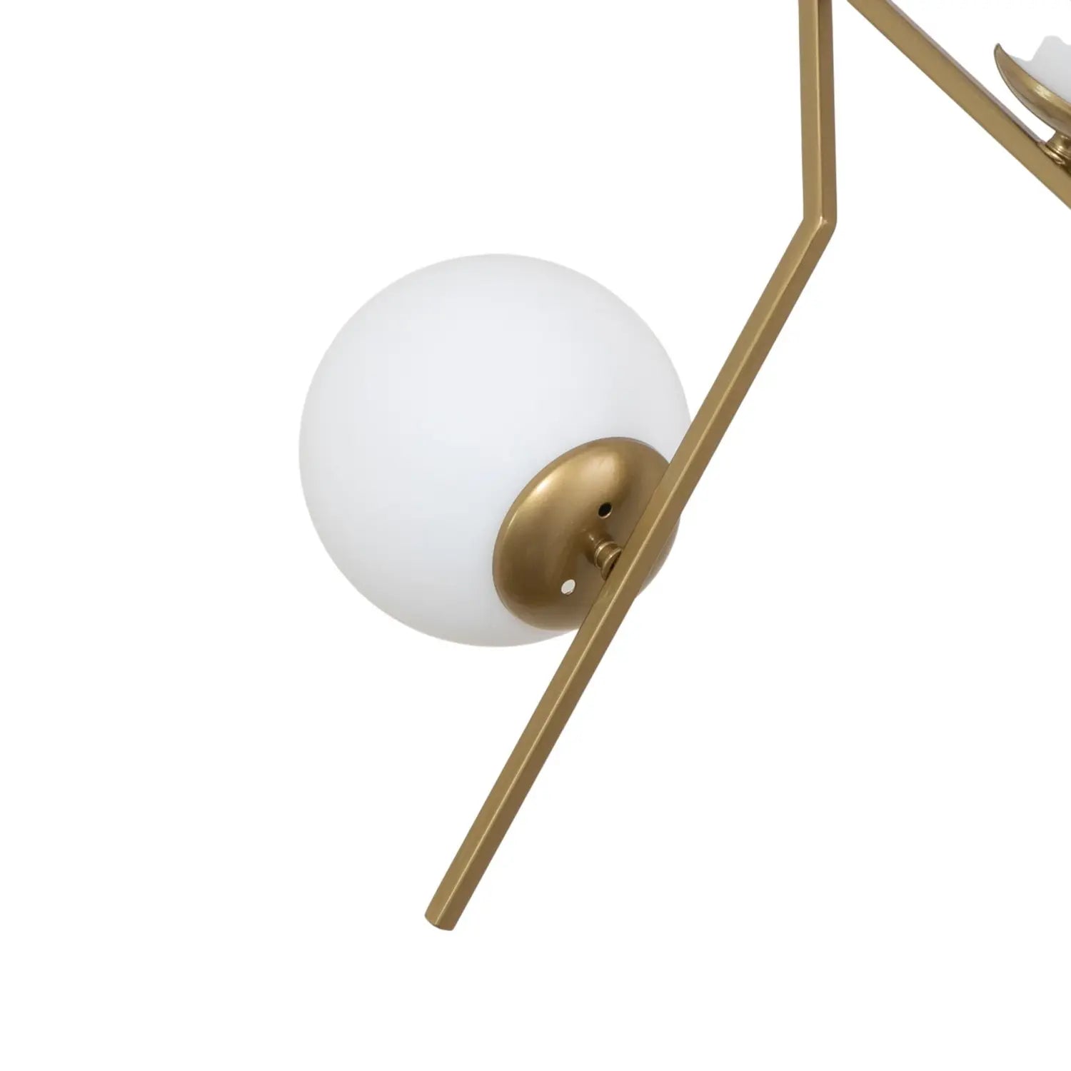 B-Ware Hängeleuchte Pendelleuchte Dolunay Gold Metall Glas E27 2 Flammig 43 Cm Lampe - 8681875459074
