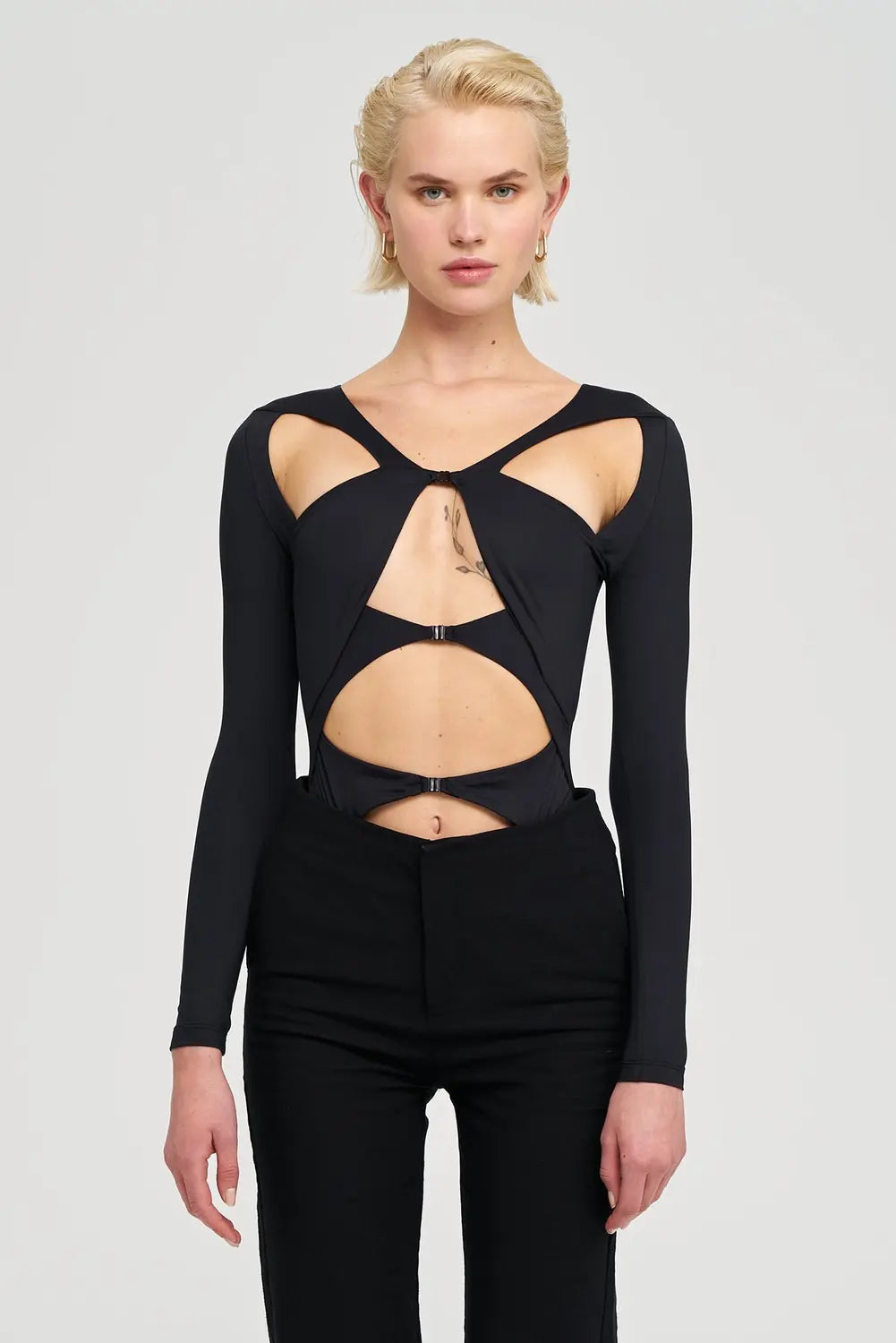 Iamnotbasic Bodysuit Body Mai Schwarz Größe Xs Damenanzug Fashion B-Ware