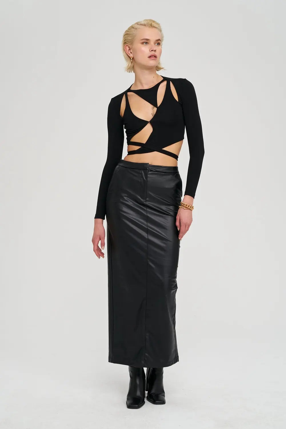 Iamnotbasic Alexis Top Oberteil Shirt Damen Schwarz Größe Xs B-Ware