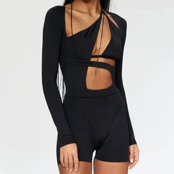 Iamnotbasic Astral Playsuit Jumpsuit Schwarz Größe Xs Einteiler Damen Overall B-Ware