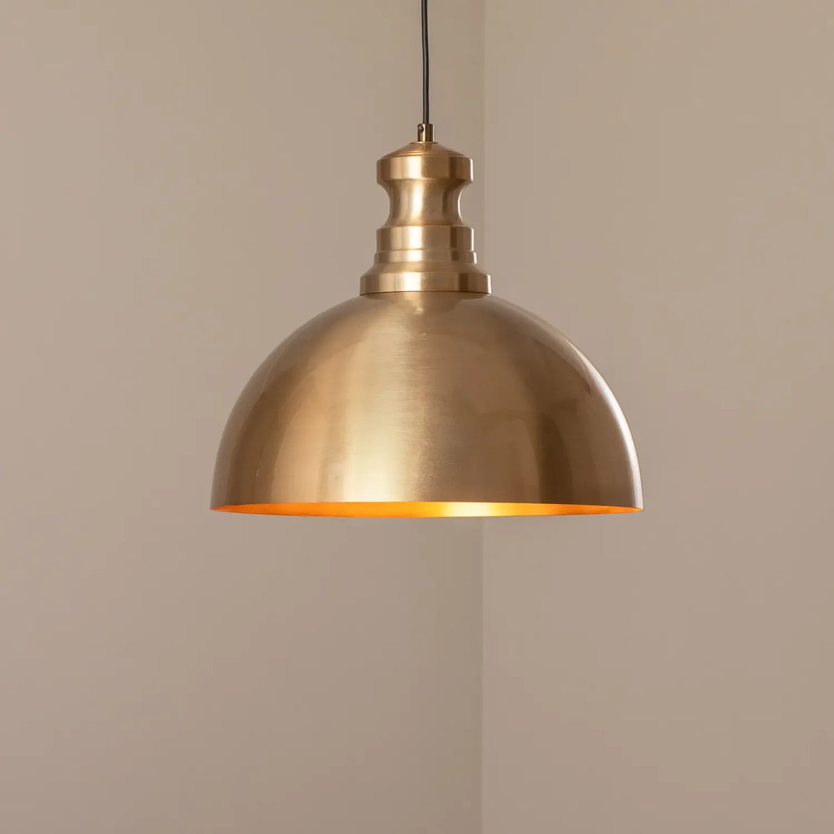 B-Ware Opviq Hängeleuchte Pendelleuchte Berceste Metall Gold ø 40 Cm E27 Led Lampe