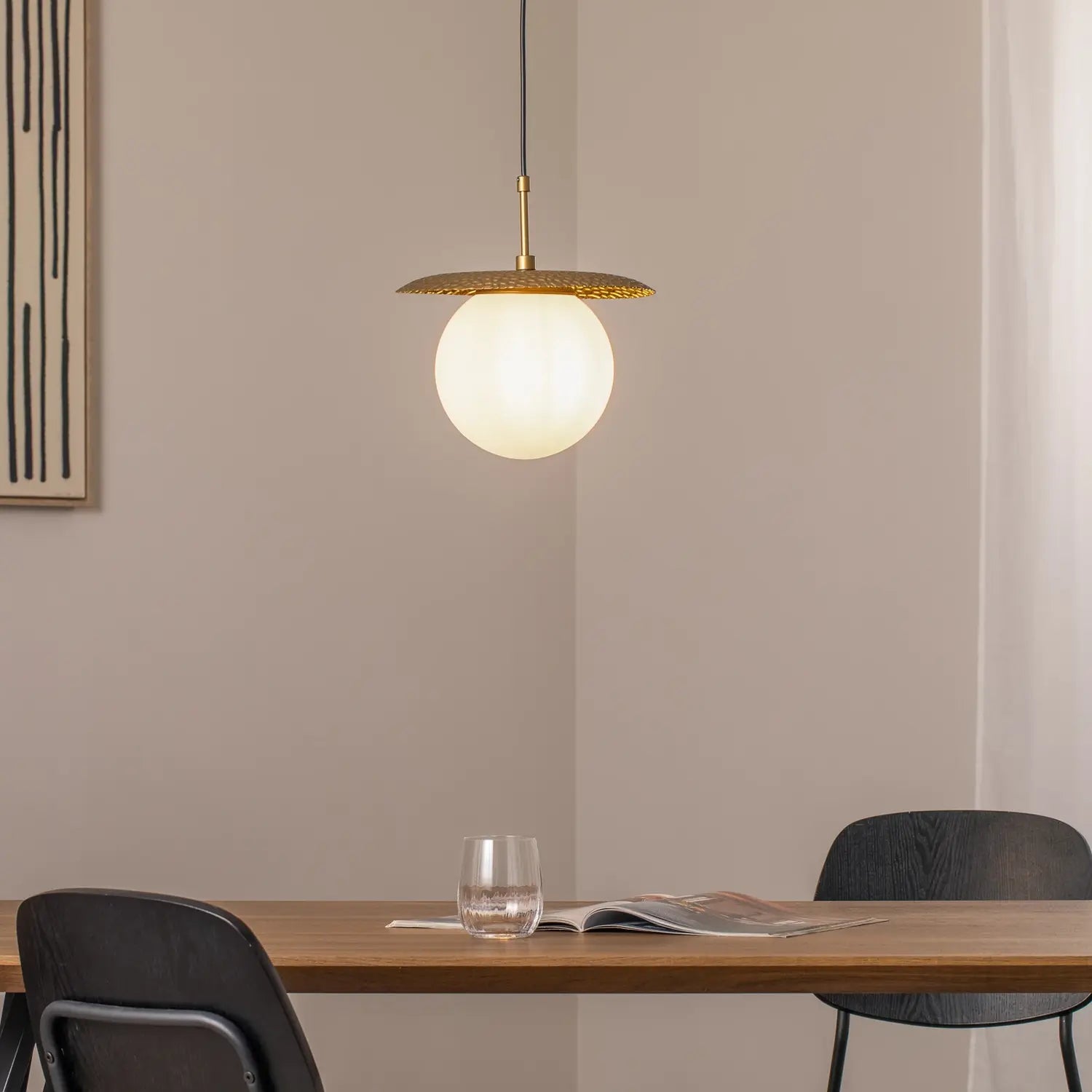 B-Ware Anemon Hängeleuchte Pendelleuchte Glas Gold E27 Glasleuchte Deckenleuchte - 8684283471645