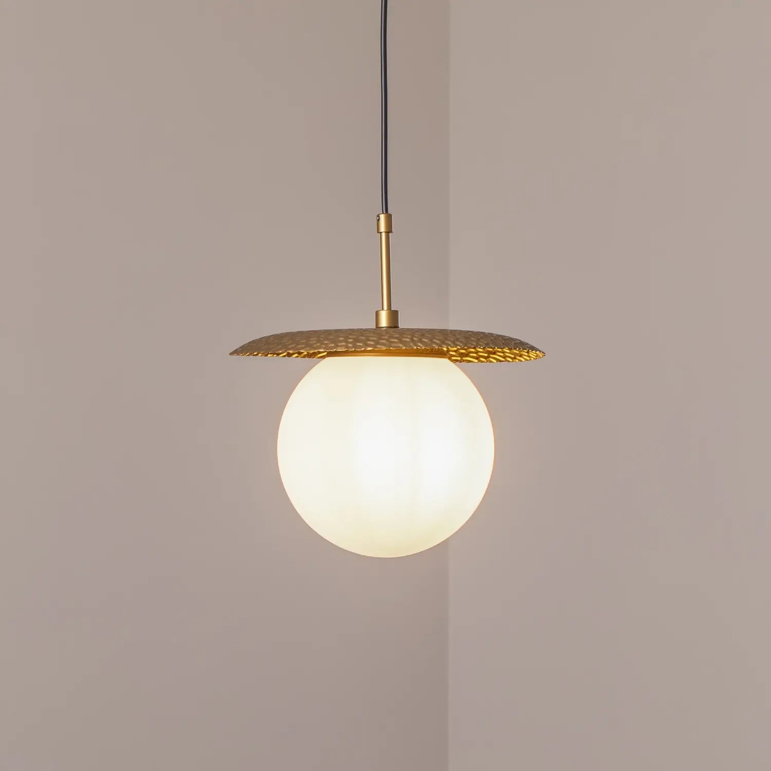 B-Ware Anemon Hängeleuchte Pendelleuchte Glas Gold E27 Glasleuchte Deckenleuchte - 8684283471645