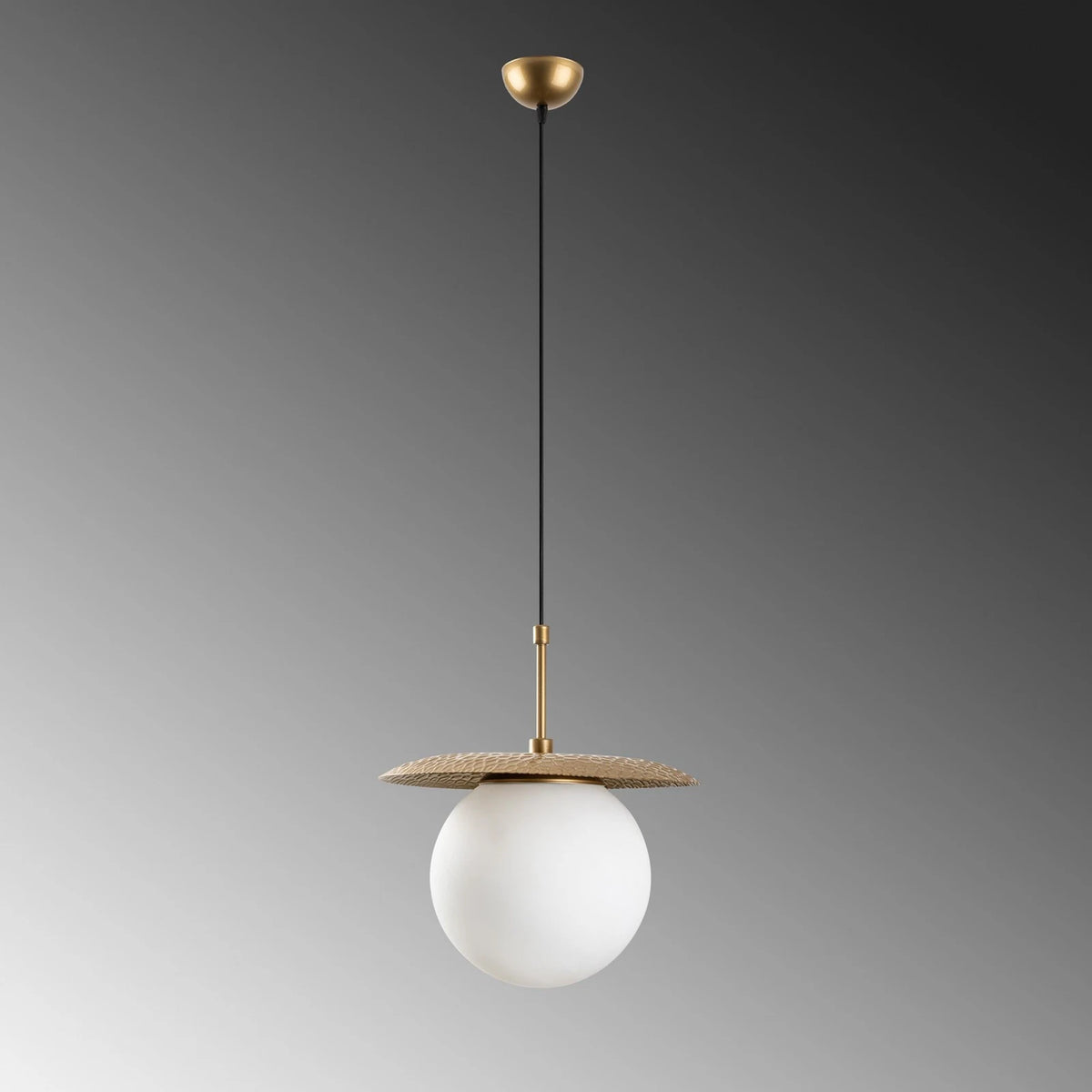 Anemon Hängeleuchte Pendelleuchte Glas gold E27 Glasleuchte Deckenleuchte - 8684283471645