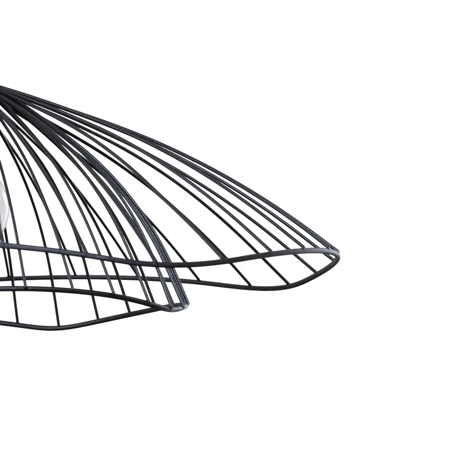 B-Ware Opviq Hängeleuchte Pendelleuchte Leuchte Tel Schwarz Metall ø 50 Cm E27 Led  - 8684283478743