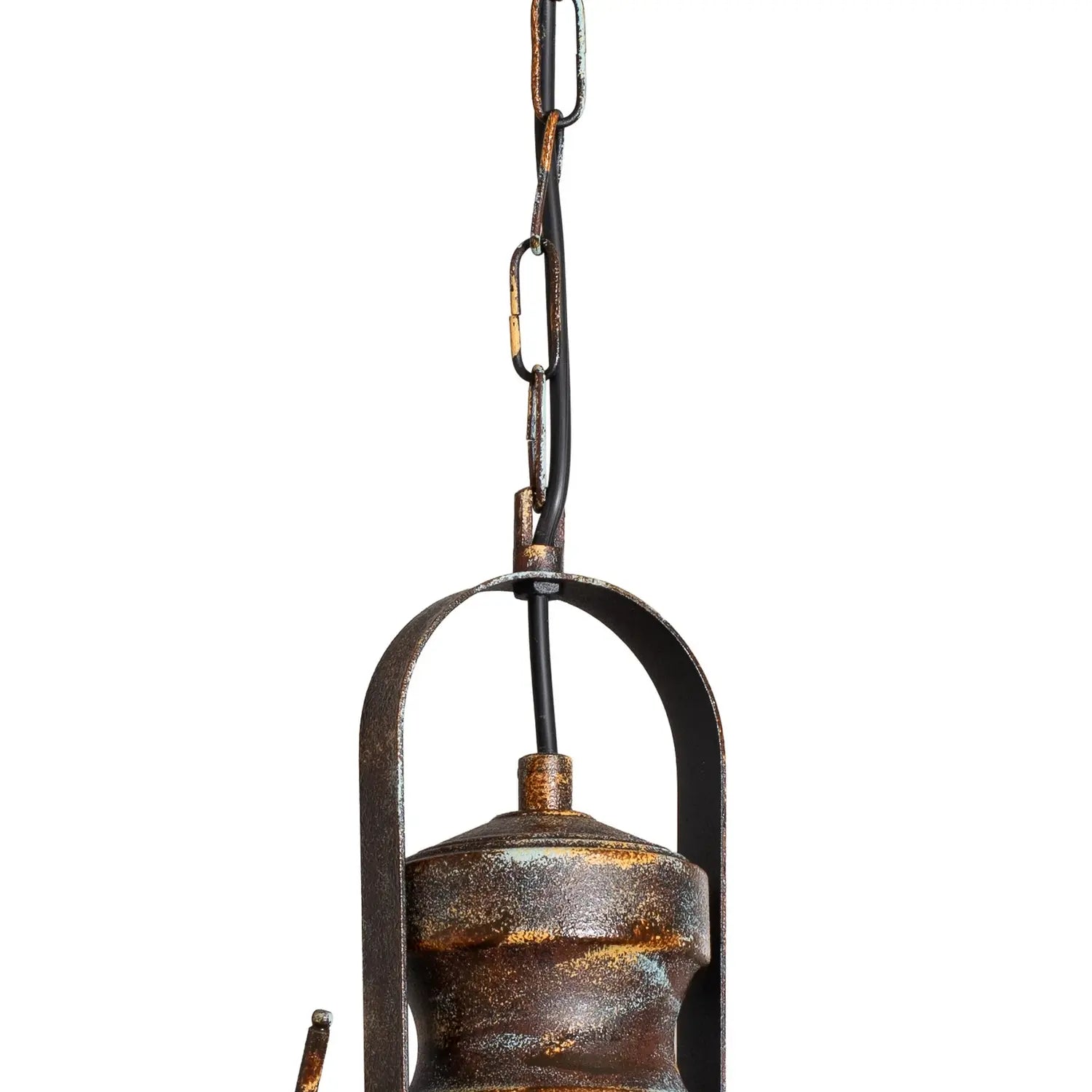 B-Ware Hängeleuchte Pendelleuchte Saglam Hängeleuchte Altmessing Metall 30 Cm - 8684283480449