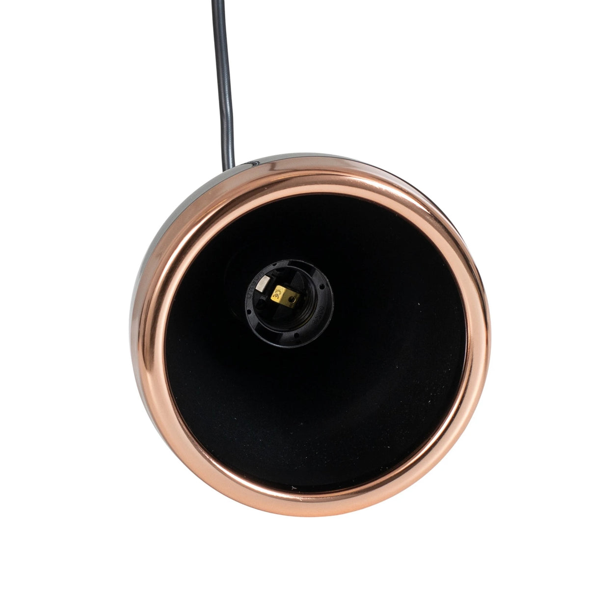Opviq Hängeleuchte Pendelleuchte Yildo Metall schwarz kupfer Wohnzimmer E27 LED - 8684283484959