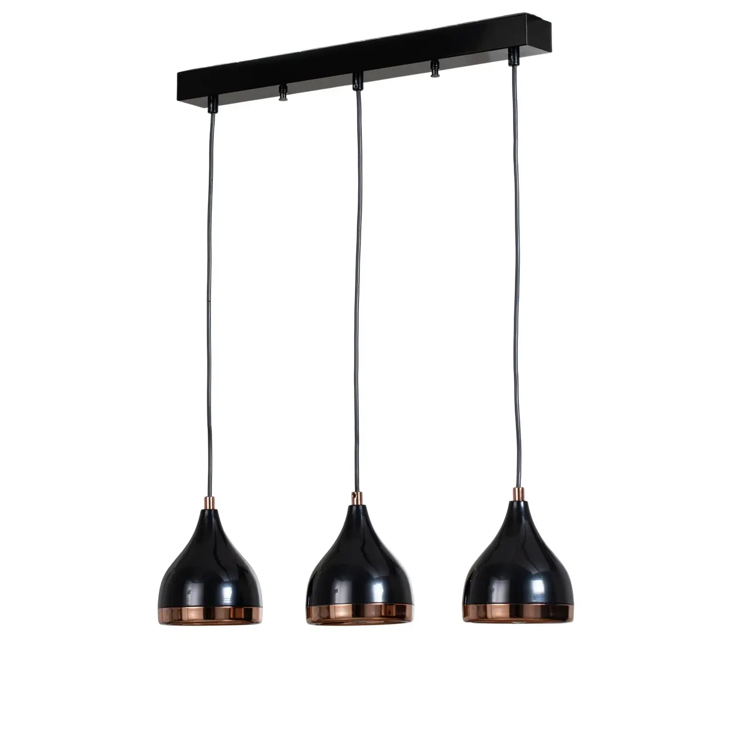 B-Ware Opviq Hängeleuchte Pendelleuchte Yildo Metall Schwarz Kupfer Wohnzimmer E27 Led - 8684283484959