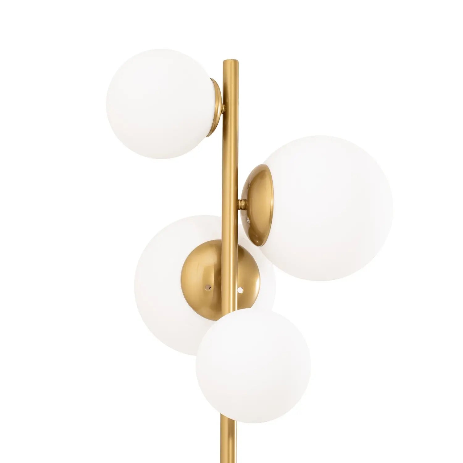 B-Ware Stehleuchte Lampe Fazli Gold Glas Metall 162 Cm E14 Led 4 Flammig Schalter Lampe - 8684283490431