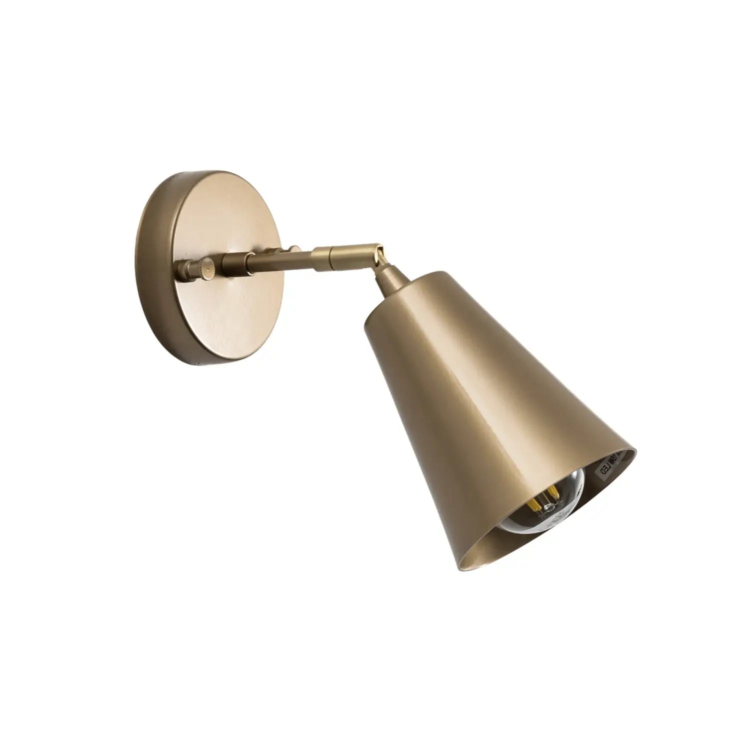 B-Ware Wandleuchte Lampe Evander Metall Gold E27 Wohnzimmer Schlafzimmer Flur Esszimmer - 8684283492909