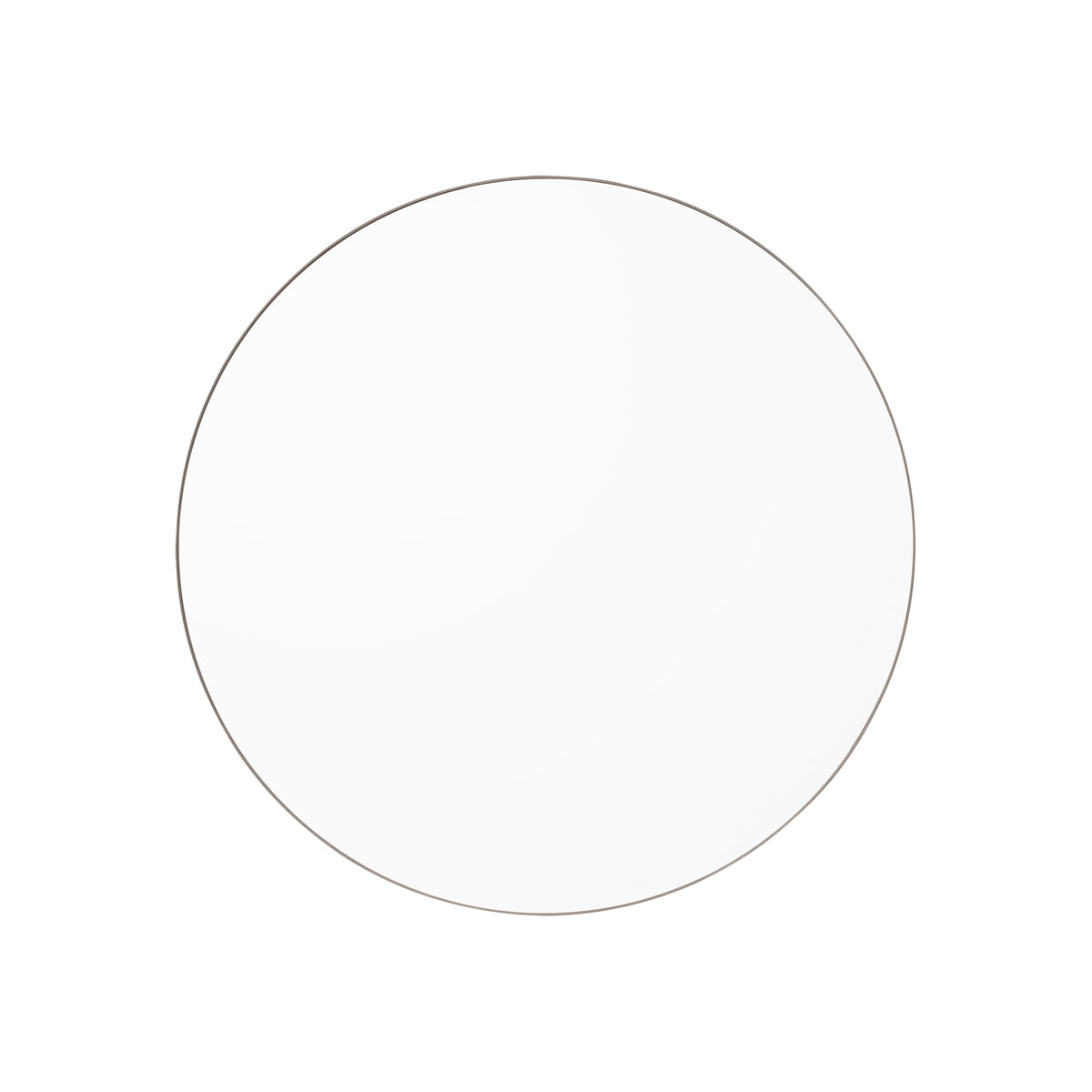 B-Ware Aytm Circum Wandspiegel Spiegel Dekospiegel Badspiegel Medium ø 90 Cm Klar Taupe