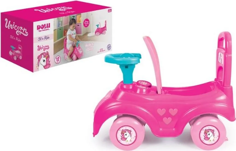 Dolu Einhorn Rutschauto Kinderfahrzeug Rutscher Spielfahrzeug Dl2522 25227 B-Ware