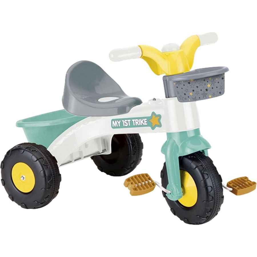 Dolu Dreirad Kinderfahrzeug Rad Trike Pastellfarben Weiß Grün Grau Outdoor B-Ware - 8690089026057