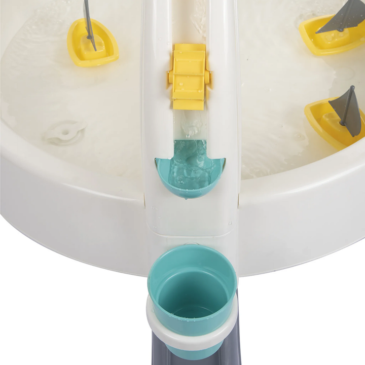 Dolu 2674 Springbrunnen Spieltisch Sand Wasser Tisch Set Zubehör Weiß Grau  B-Ware