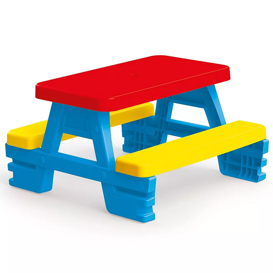 Dolu Toys Kindertisch Bank Set Picknicktisch Kinder Sitzgruppe Mit 4 Bänken  B-Ware - 8690089030085