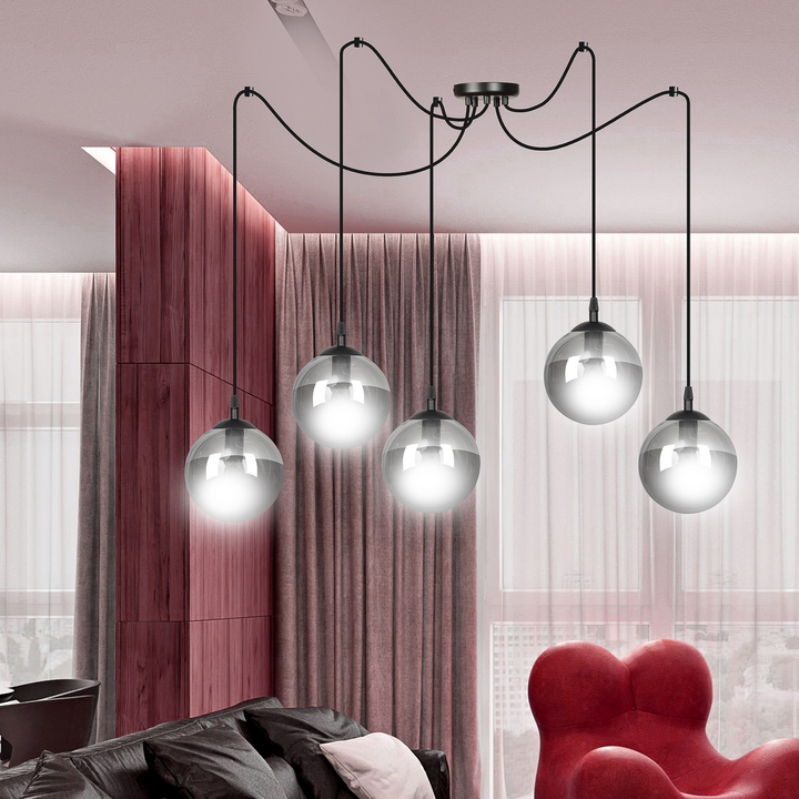Euluna Hängeleuchte Glassy  Deckenlampe Pendelleuchte Wohnzimmerleuchte E14 B-Ware - 5901738919006