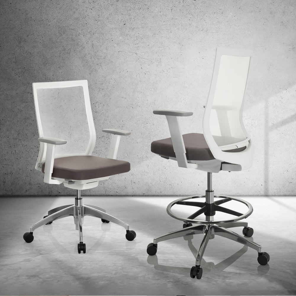 hjh OFFICE ASPEN WHITE Bürostuhl Drehstuhl Schreibtischstuhl Schreibtischstuhl - 4251084660529